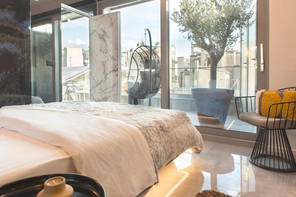 Luxury Acropolis View Apartment-Living Stone Black Pearl Αθήνα Εξωτερικό φωτογραφία