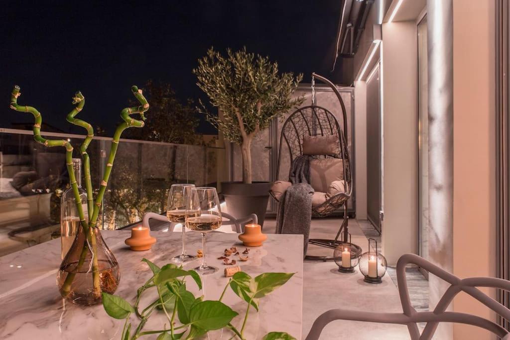 Luxury Acropolis View Apartment-Living Stone Black Pearl Αθήνα Εξωτερικό φωτογραφία