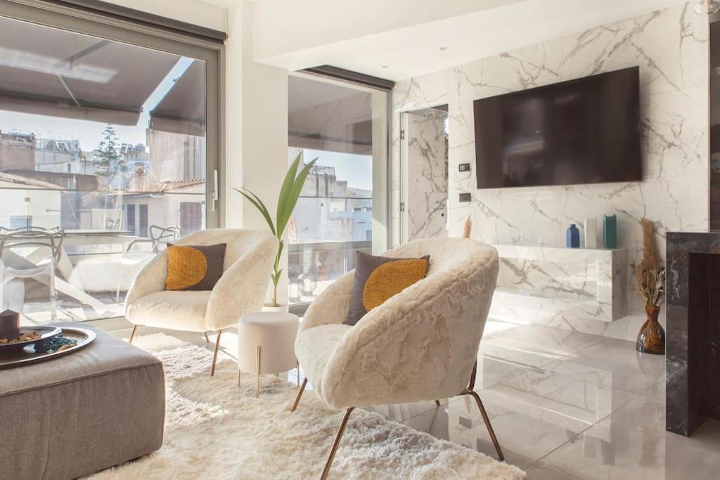 Luxury Acropolis View Apartment-Living Stone Black Pearl Αθήνα Εξωτερικό φωτογραφία